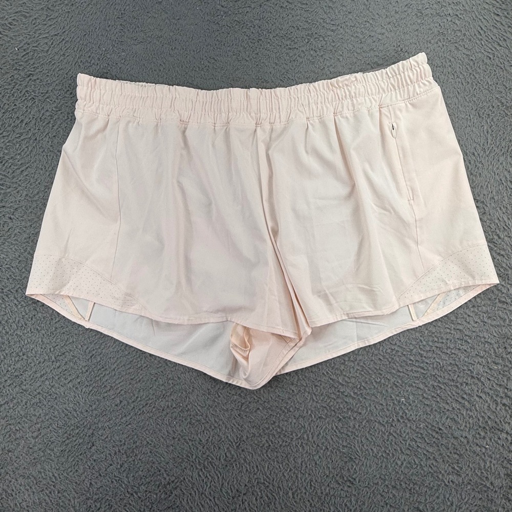 Calia Infinity Run Shorts Womens XXL Faded Pink Mid-Rise 3" Inseam WAX12336W NWT